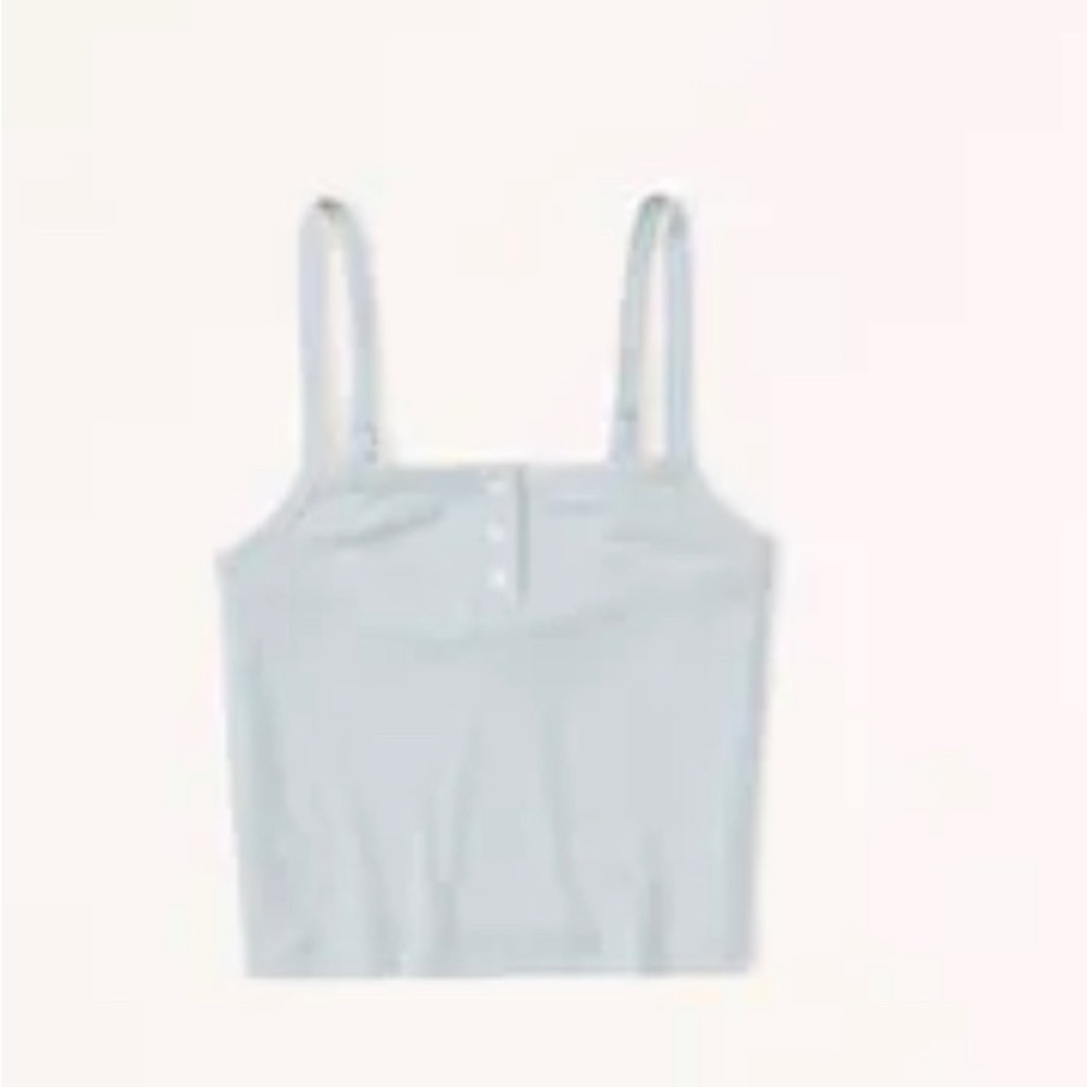 NWT Abercrombie & Fitch pointelle cropped sleep tank
